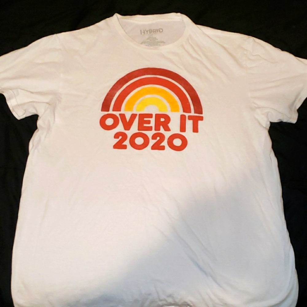 Large White Hydrid Apparel Tshirt